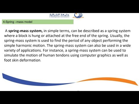Spring mass model /#math 