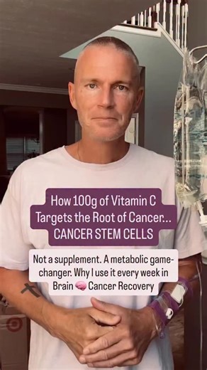 💥 100g IV Vitamin C & Cancer Stem Cells — Explained Simply Cancer stem cells are like the “seeds” that can regrow a tumor after it’s been treated. High-dose vitamin C helps change the environment those seeds need to grow. ✅ What the Research Suggests: • High-dose vitamin C creates oxidative pressure that cancer cells can’t handle • It helps reduce inflammation and restore oxygen in tissues • It may make cancer stem cells less aggressive • It supports your body’s natural detox and immune respons