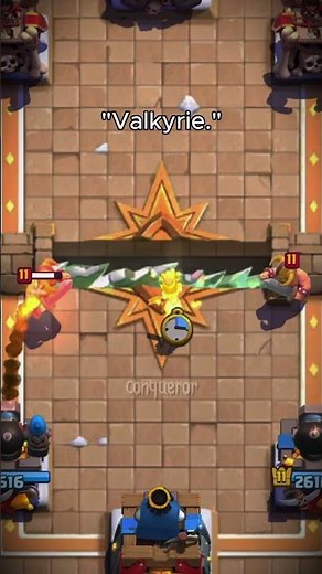 "Never Trust A Woman." Valkyrie Edit #clashroyale #clashroyalemoments #edit #shorts