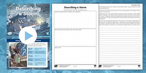 Describing a Storm KS2 Planning and Writing Activity Pack