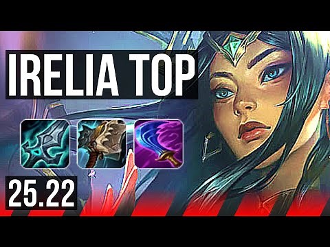 IRELIA vs YORICK (TOP) | 9 solo kills, Legendary | KR Master | 25.22
