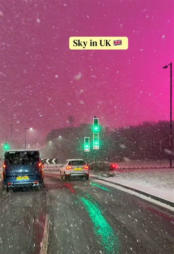 Stunning Pink Sky Over the UK: A Natural Wonder