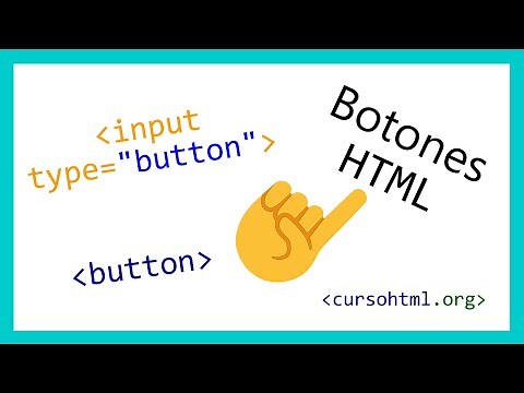 ▷ Botones HTML | Cómo USAR las etiquetas button e input ✅
