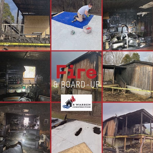 #restoration #generalcontractor #fire #boardup | R Warren Construction Co, Inc