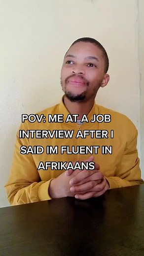 Job Interview Expectations After Claiming Afrikaans Fluency