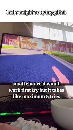 hello neighbor flying glitch