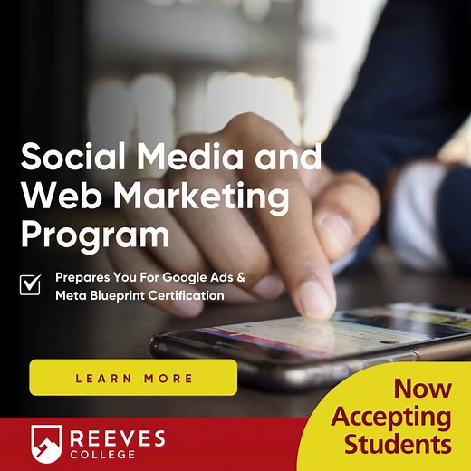 Train To Be A Brand Ambassador With The Social Media & Web Marketing Diploma. | Reeves College