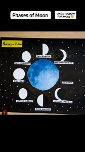 Phases of Moon Working Model #phasesofmoon #schoolproject #schoolprojectforexhibition #reels #Workingmodels #education #learningisfun #videoviralreel #reelsviralfb #videoviralreel | Kansal Creation