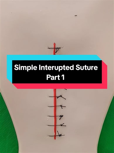Teknik Jahitan Bedah: Simple Interrupted Suture