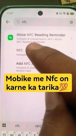 mobile me nfc kaise on kare #shorts #youtubeshorts #ytshorts #mobile #tech #nfc #howto #android