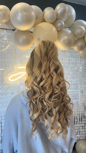 Lots and lots of hoco hair style by all the girls! . . . . . . #njhairsalon #njupdo #njweddinghair #njbride #updo #hairsalon #johnanthonysalon #mickleton! | John Anthony Salon & Day Spa