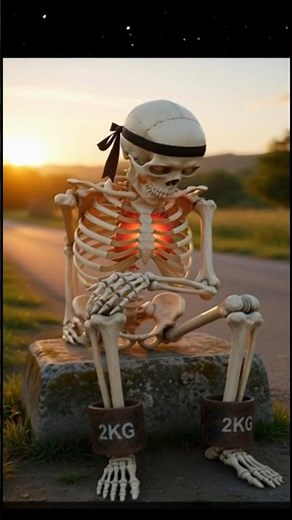 “What Happens If You Wear 2 kg Ankle Weights Every Day😨?”#shorts #skeleton
