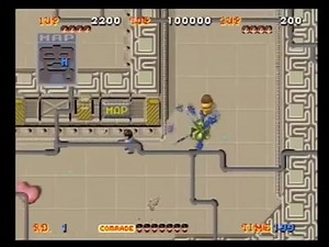 Alien Syndrome Sega Arcade PAL Gameplay