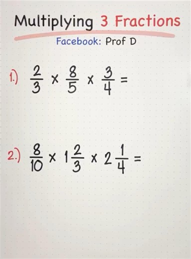 Fraction Hack You Wish You Knew | Prof D