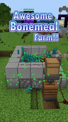 Amazing Bonemeal Farm in Minecraft!