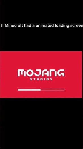 If Minecraft had a animated loading screen