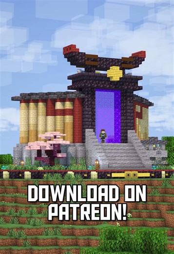 Lego Ninjago Monastery Gate Survival in Minecraft