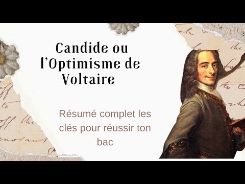 Bac libre : Candide ou l’Optimisme de voltaire résumé complet les clés pour réussir ton bac