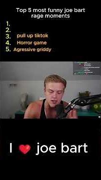top 5 most funny rage moments joe bart