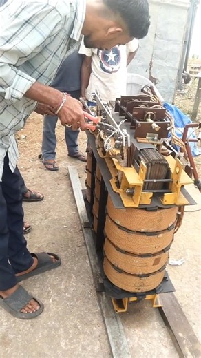 250KV transformer coil testing #shorts #videos #transformers