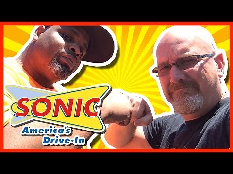 Sonic Drive-In Oreo Peanut Butter Milkshake Review with Daym Drops @GhettoNN