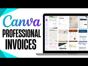 How to Create a Professional Invoice in Canva | Easy Business Invoice Design 2025