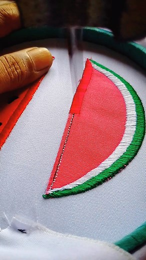 646K views · 1.8K reactions | Embroidery inspiration making watermelon #embroidery #inspiration #art | Sewing Embroidery | Facebook