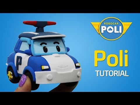 Transformed into clay♥ Poli became so soft! | Friends of Robocar POLI | Gony’s Claytown