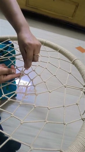 macrame swing pattern #ishita_macrame_art #macrame #handmade #artist