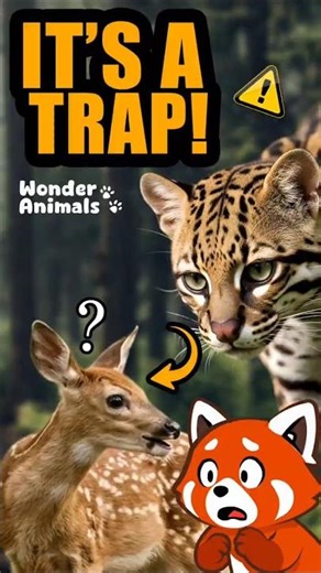 This cat is literally trolling its prey #hunting #nature #wildlife