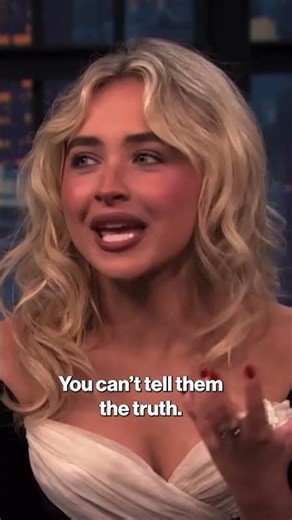 Seth Meyers calls out Sabrina Carpenter for faking surprise songs#shorts