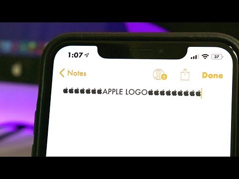 How To Type The  APPLE LOGO On iPhone & iPad