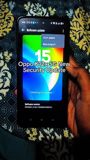 Oppo K12x 5G New Software Update 🔥🔥|Coloros 15|Oppo