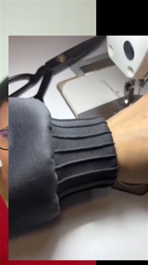 How to sew pin tucks on a sleeve hem / cuff. So stylish and beautiful 😍. Do you know how to sew pin tucks? #nazzystyles #sewingtutorialforbeginners #learntocutandsewwithnazzystyles #sewingtipsandtricks #tailor #sewing #fashiondesigner | Nazzy Styles