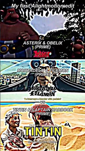 Asterix & Obelix vs Mortadelo & Filemon vs Tintin & Captain Haddock