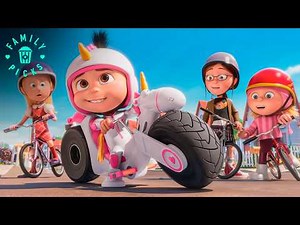 Agnes Learns to Ride a Bike with Minion Help | Despicable Me Mini Movie