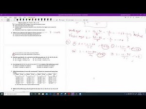 Math1401 practice final 1 -20- Elementary Statistics