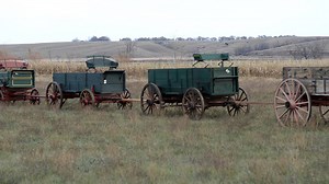 This video was taken as we were moving our farm wagon inventory to winter storage. As you can see we have quite an inventory on hand! Several of these vehicles are still available for sale and can be found at: http://www.hansenwheel.com/store/wagons-carriages/farm-wagons-freight-wagons.html | Hansen Wheel & Wagon Shop
