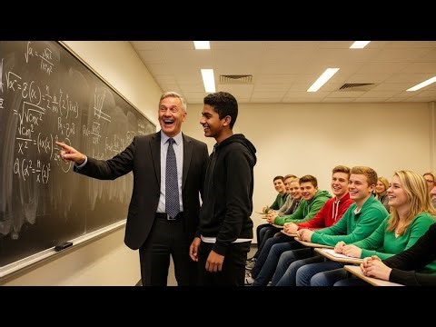 Prof Doesn't Know Black Student Is Math Prodigy — Sets 'Impossible' Equation to Mock Him, Regrets It