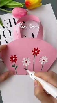 Easy DIY Crafts Kids Will Love ❤️🎨 (Paper Bag, Hearts & More!) #craftingtips #diyprojects
