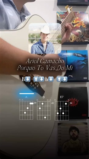 Por Que Te Vas De Mi - Ariel Camacho guitarra #arielcamacho #guitarra #corridos