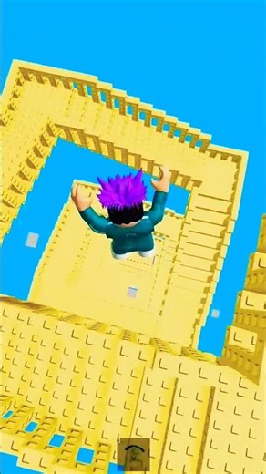 Jumping Off 999k Roblox Stairs (Watch Till The End!) #shorts #roblox #trending