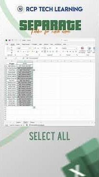 Excel me 20 Folders Auto Create ka Shortcut | Batch File Method Hindi 2025 | Excel Flash Fill Trick