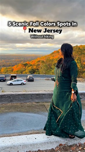 5 Must-Visit Spots in New Jersey for Fall Colors Without Hiking 1.High Point State Park 🍁 One of the best spots for fall colors in New Jersey! 📍 High Point State Park – Sussex, NJ 🌲 At 1,803 ft, it is the highest point in the state with breathtaking views of NJ, NY, and PA all dressed in autumn colors. 📌 Address: 1480 NJ-23, Sussex, NJ 07461 🕗 Hours: 8am–sunset 💵 Admission: $5 (NJ residents), $10 (non-residents) 2.Steenykill Boat Launch – A Peaceful Fall Escape 🌊✨ Hidden inside High Point