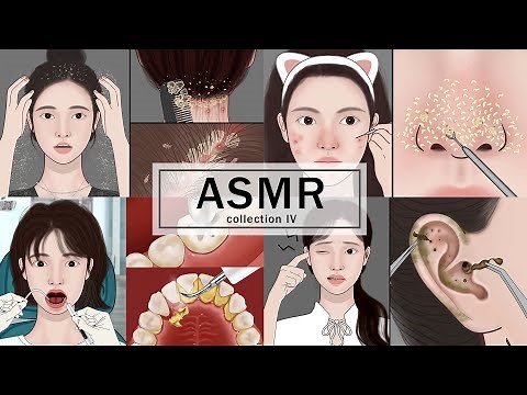 20 MINUTES Satisfying ASMR | Scalp Scaling, Acne Removal, Ear Cleaning, Dental Treatment