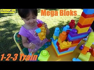 Unboxing Mega Bloks Learn how to count Train, 1-2-3 Counting Train