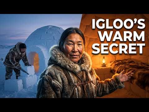 The Ingenious Design of Igloos That Keeps Families Warm in Extreme Cold #igloo