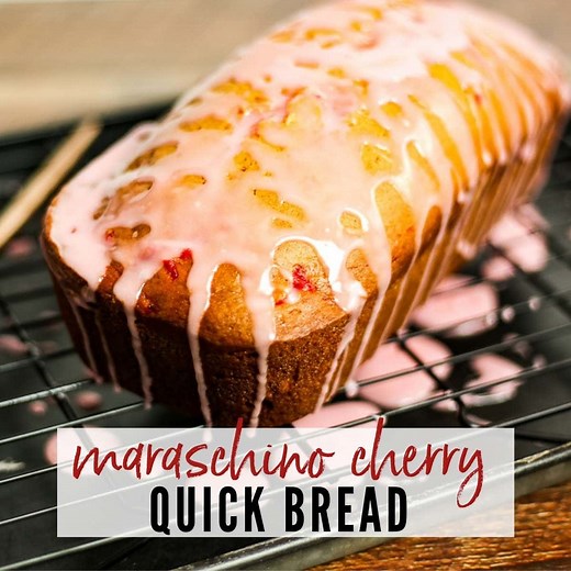 Classic Maraschino Cherry Bread