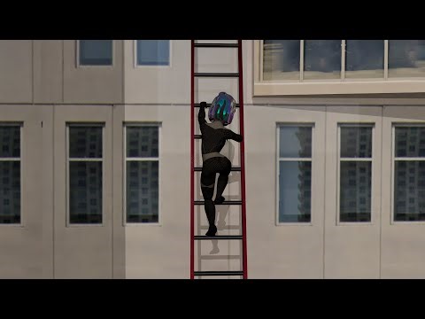 Ladder Climb - 3D Animation