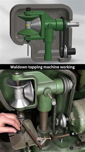 Tapping Machine Working Process 🔩⚙️ | Satisfying Industrial Engineering